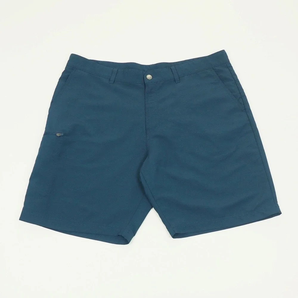 Adidas Golf Shorts Mens 38 Dark Blue Flat Front Casual Performance Tech Blend